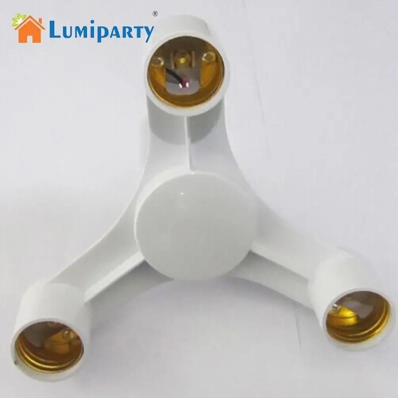 

Adeeing E27 1 to Multiple-Head Converter Lamp Holder for Studio Light LED Light Bulb Base