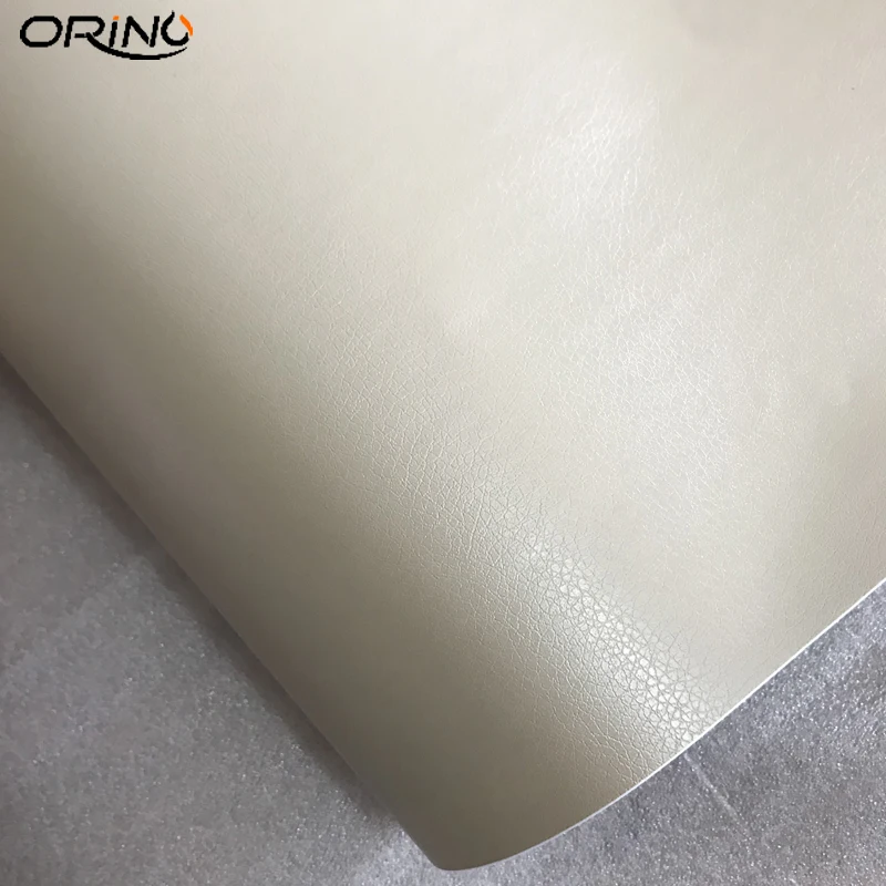 Beige Leather Vinyl Film Sticker-2