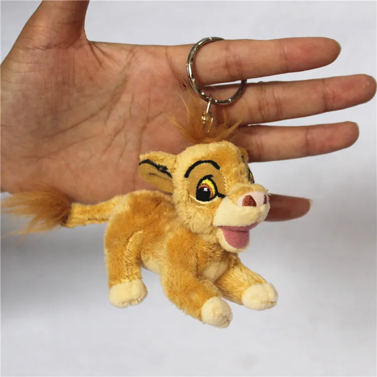 12 шт./лот 10 см лев Король simba брелок игрушки Simba подвеска плюшевый чехол для брелка