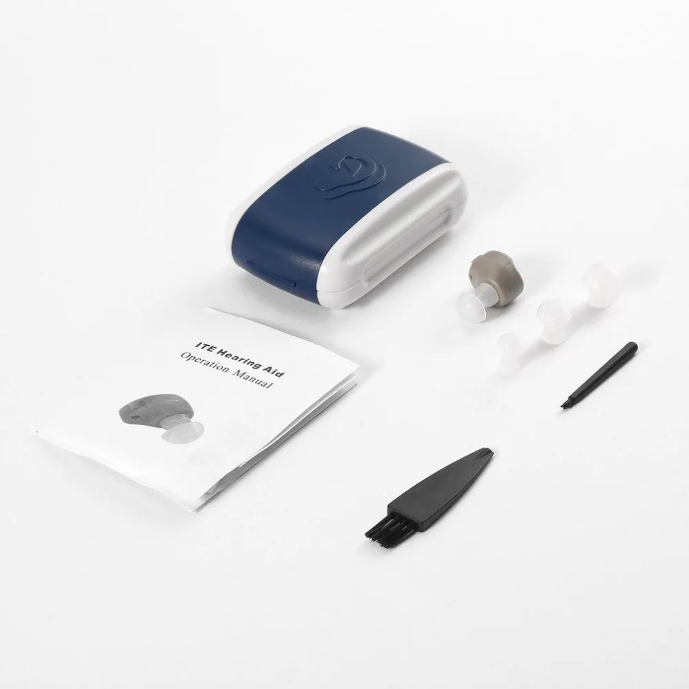 

Portable Mini In-Ear Hearing Aids Voice Sound Amplifier Adjustable Tone Small Hearing Aid Ear Health Care For The Elderly Deaf