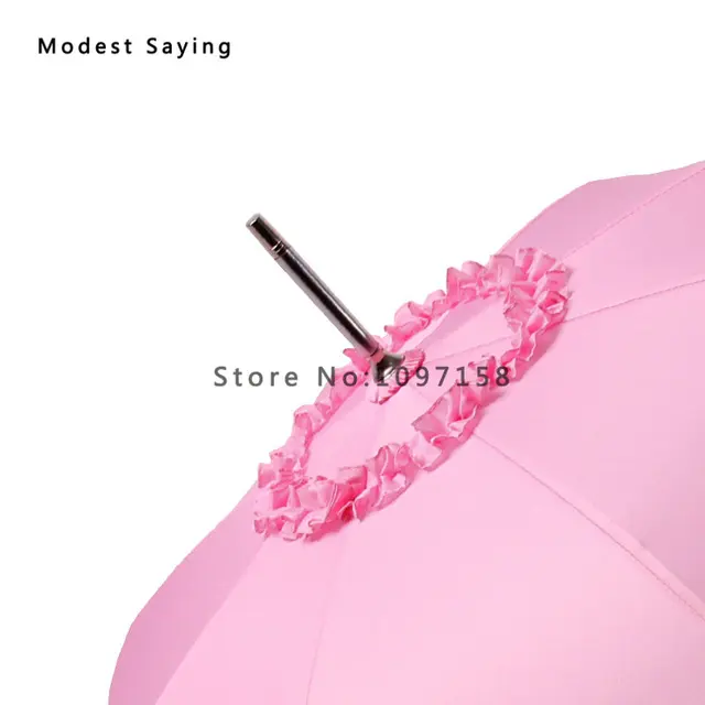 Vintage 1850’s Princess Bridal Umbrellas 2018 Beige Victorian Lady Parasols Pink Wedding