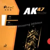 Palio AK47 AK-47 AK 47 amarillo mate Pips-in ping pong de goma de 2,2mm H42-44 ► Foto 1/5