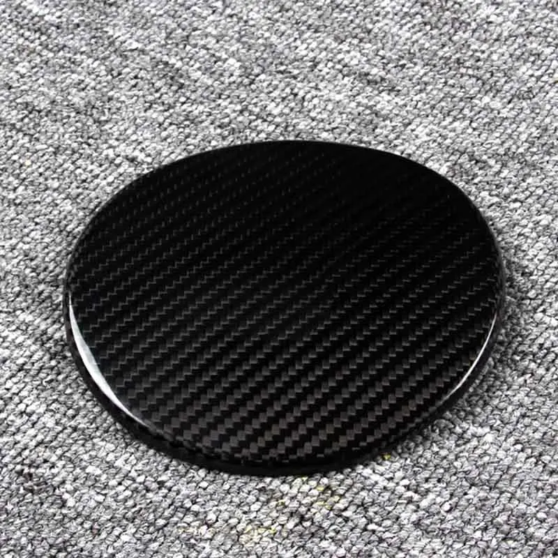 Brand New Real Carbon Fiber Gas Fuel Cap Door Cover Pad Decal Sticker For Ferrari 458
