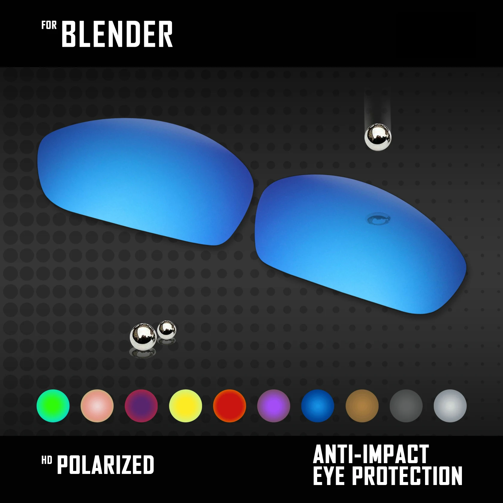 OOWLIT Lenses Replacements For Oakley Blender OO4059 Sunglasses Polarized- Multi Colors