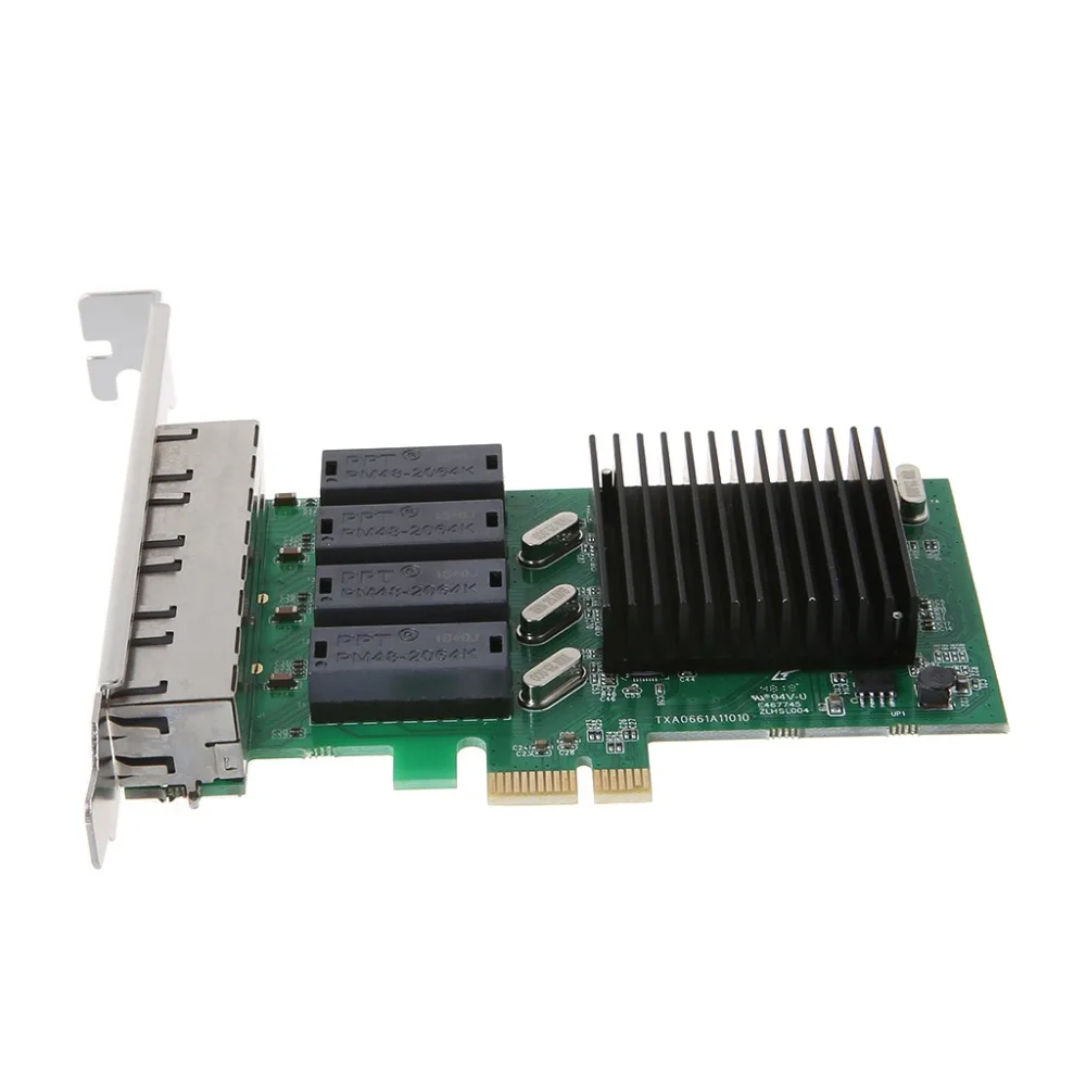 

PCI-E x4 Gigabit Ethernet Adapter Network Controller Card PC RTL8111H-T4 Chip