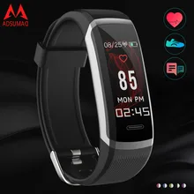 Умный Браслет GT101 Непрерывный монитор сердечного ритма цветной экран Водонепроницаемый 24 часа фитнес-трекер Bluetooth Смарт-часы