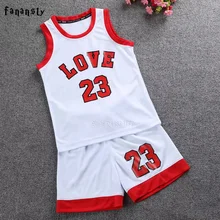 Баскетбольные майки, детские спортивные костюмы, баскетбольная форма без рукавов для мальчиков, комплекты для бега, новинка