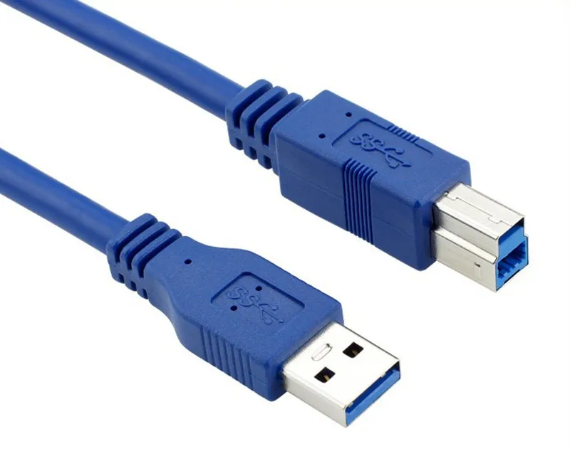 USB 3.0 Type A Male to B Male Data Cable For Printer Scanner Docking Station Hub 