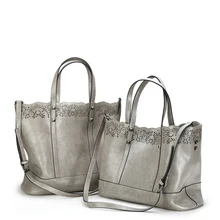 Mode aus echtem leder ausschnitt frauen handtasche big bags 2015 trend umhängetasche lässig einkaufstasche große kapazität