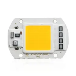 10 шт. светодиодный чип AC110/220 В COB 50 Вт нет необходимости водитель Вход умная ИС (интеграционная схема Высокий люмен, светодиодная лампа для DIY