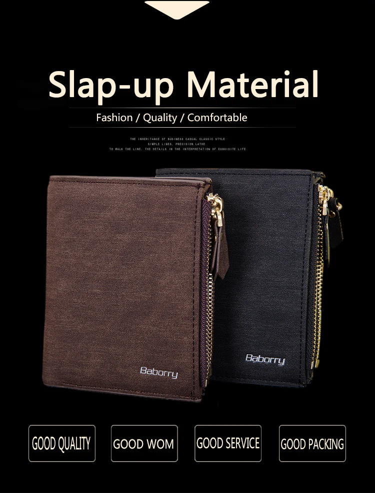 New RFID Blocking Protection Anti-Theft Scan Men Biflod Short Wallet Zipper Coin Case Pouch Casual PU Leather Money Purse Hot