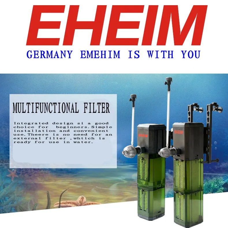 Германия Eheim мощный 2048/2252 встроенный фильтр бесшумный для аквариума пояс