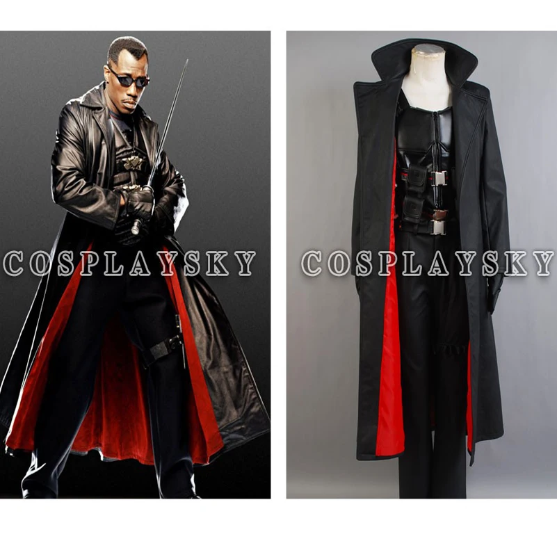 Blade Wesley Snipes Cosplay Costume the Vampire Slayer Costumes For