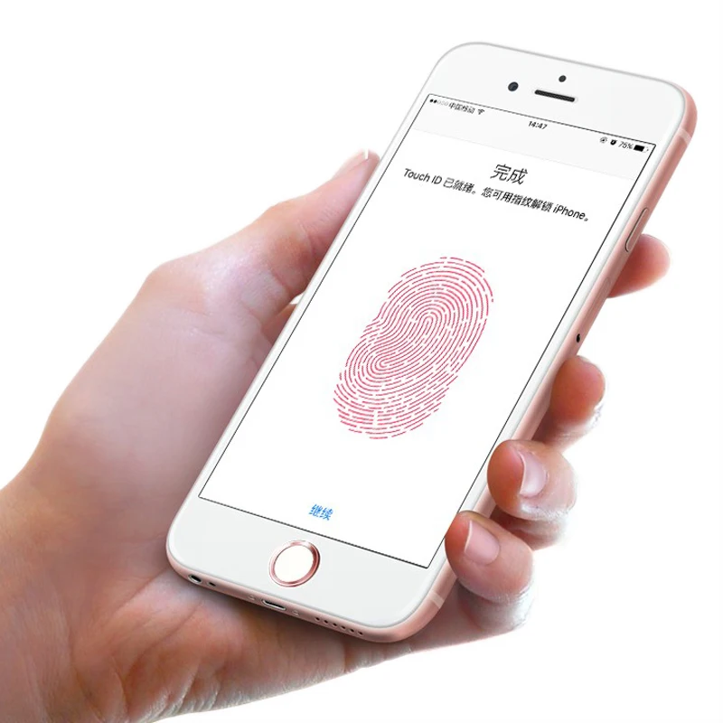 NYFundas сенсорная ID Главная Кнопка Наклейка для Apple iPhone 7 6S 6 Plus SE 5S 8 5C iPad Pro Поддержка отпечатков пальцев мобильный телефон наклейка s