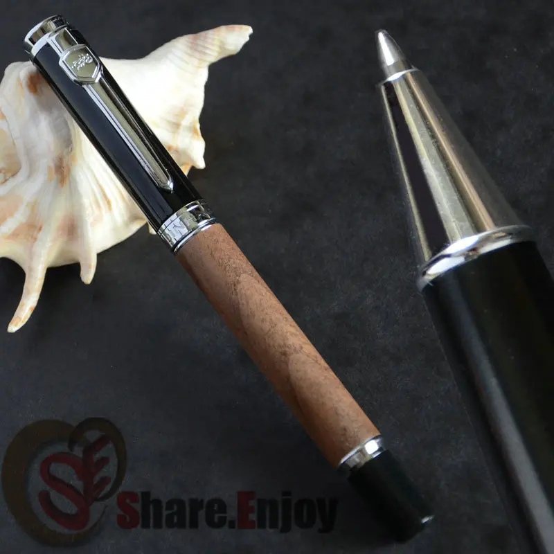 

ROLLER BALL PEN WOODEN JINHAO 8802 EXECUTIVE MAHOGANY AND SILVER