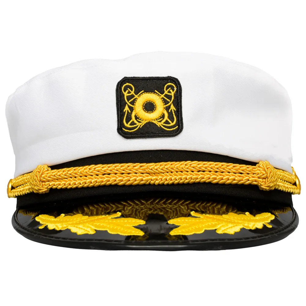 

Navy Military Band Team Flat Cap Adult Stage Performance Wheat Ear Cap Props Party Fashion Hat