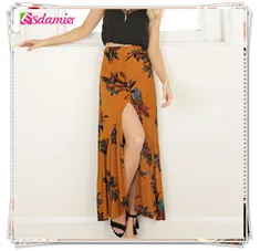 print-long-skirt