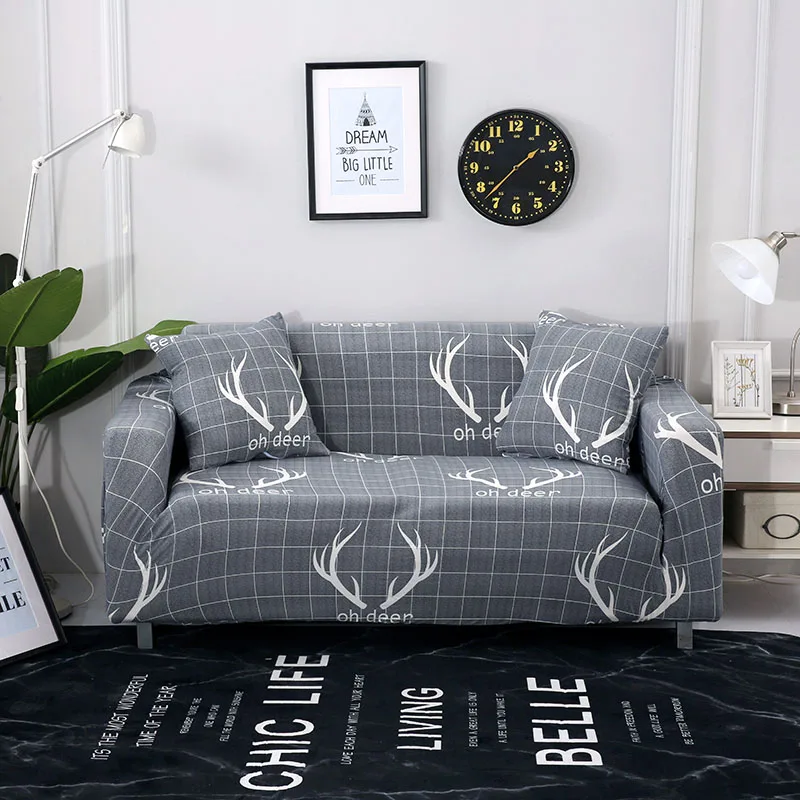Elastic Spandex Polyester Living Room Sofa Cover Floral Printing Stretch Furniture Protector Slipcover Anti-dirty Couch | Дом и сад