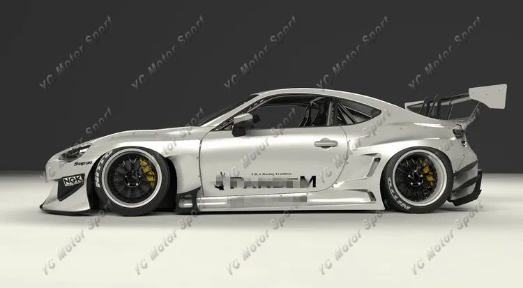 2012-2017 GT86 FT86 ZN6 FRS BRZ Greddy X Pandem Ver.3 Aero Style Wide Body Kit FRP 1(9)