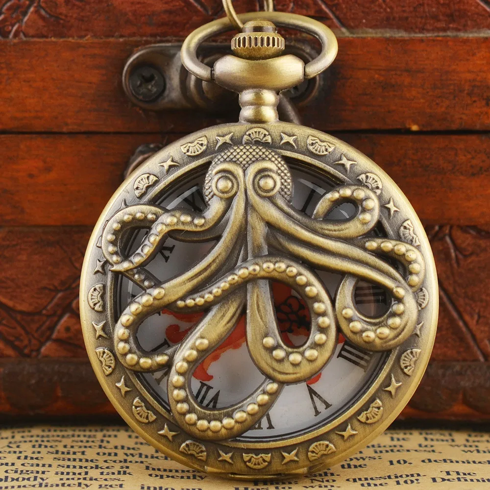 

Fashion Classic Design Quartz Fob Pocket Watch With Long Necklace Chain