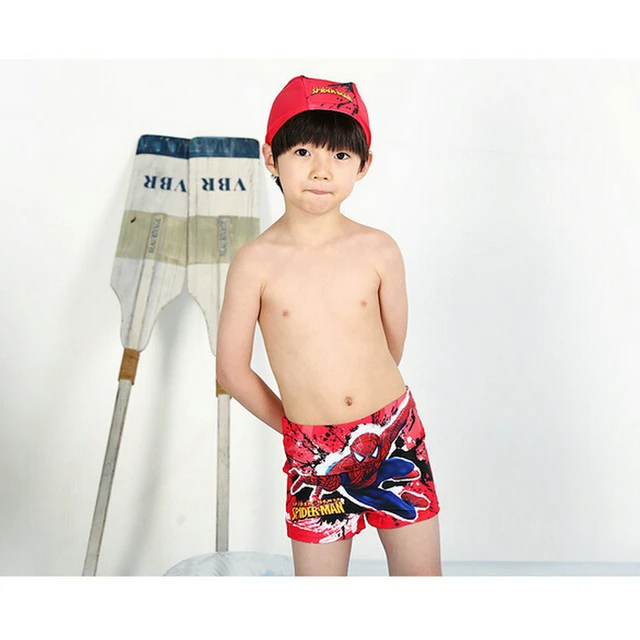  Spider-Man Toddler Boys Rash Guard And Swim Trunks