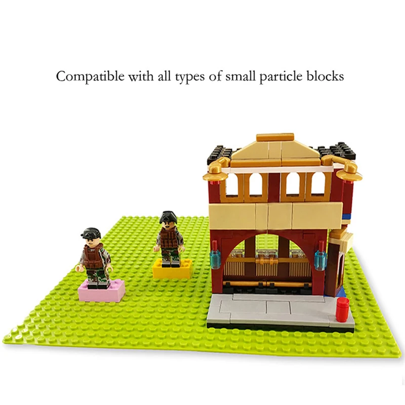 YETAA несколько цветов база таблички кирпичи опоры Совместимость Legoed стиль
