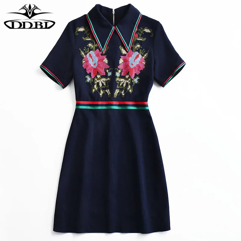 criss cross embroidery dress robe femme ete 2018 vestidos verano dresses for women  180626