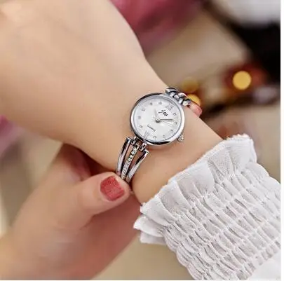 

2019 Top Brand Women Luxury Gold & Silver Watch Women Fashion Band Dress Wristwatch Women Female Quartz Watches relogio feminino