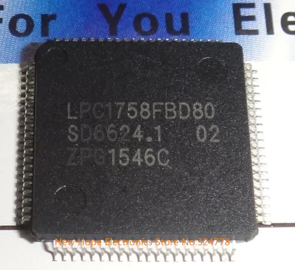 lpc1758fbd80 lpc1758 QFP80 Integrated circuit chip Microcontroller | Электронные компоненты и принадлежности