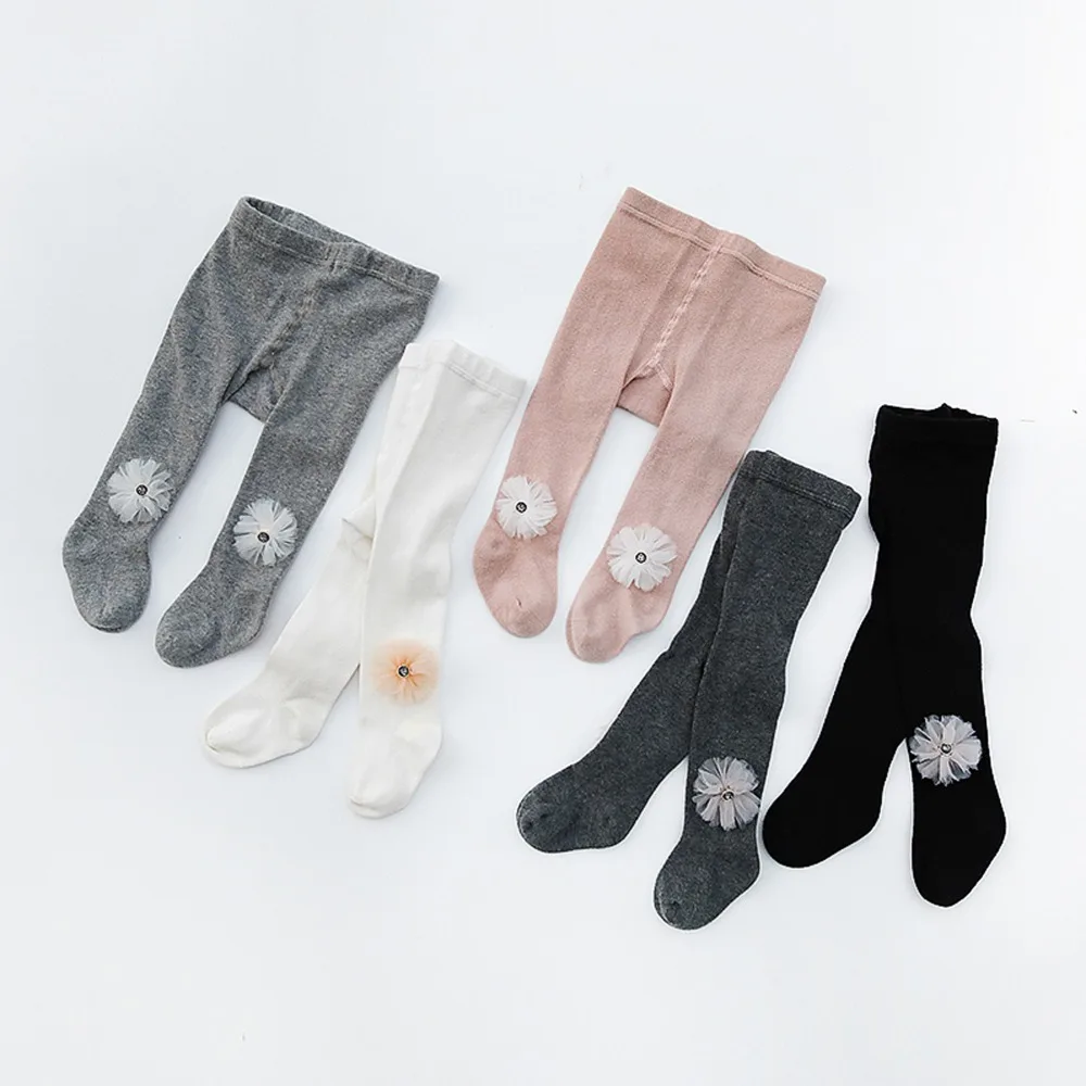 MIBAO/1 предмет весенне осенние/зимние детские хлопковые колготки с цветочным