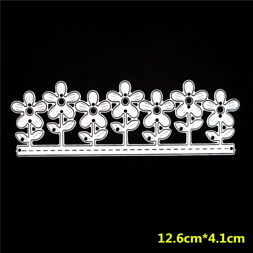  Motif Metal Flowers Cutting Dies DIY For Memory Photo Album Gift Box Invitation Making Templates Cu - 32861015464