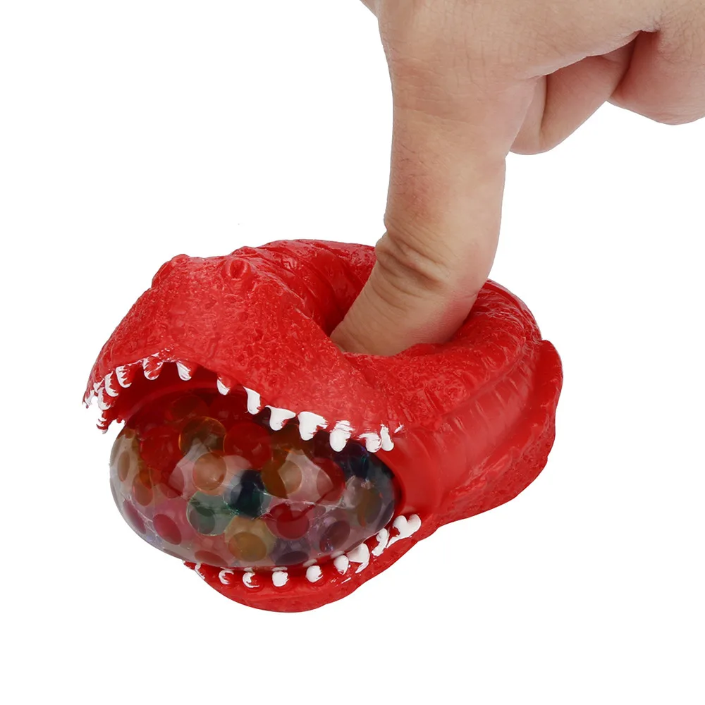 Сжимающая мягкая губчатая бусина, Радужный шар, игрушка, сжимающая мячи, игрушка для снятия стресса, игрушка динозавра, забавный подарок Z0226