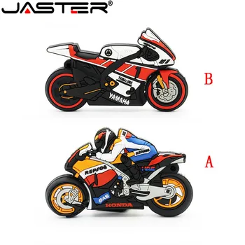 

JASTER motorcycle pen drive gift pendrive 4gb 8gb 16gb 32gb 64gb motorcar cartoon usb flash drive pendrive motorbike