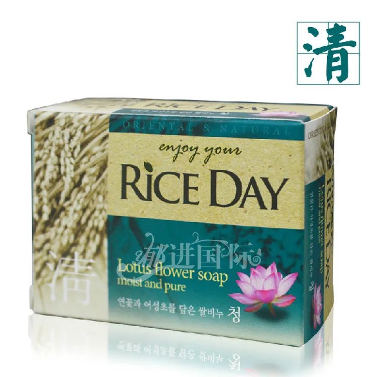 Корейский CJ Rice Freshing Soap Lotus Floral Cleanser увлажняющий композит Гладкий без жирных