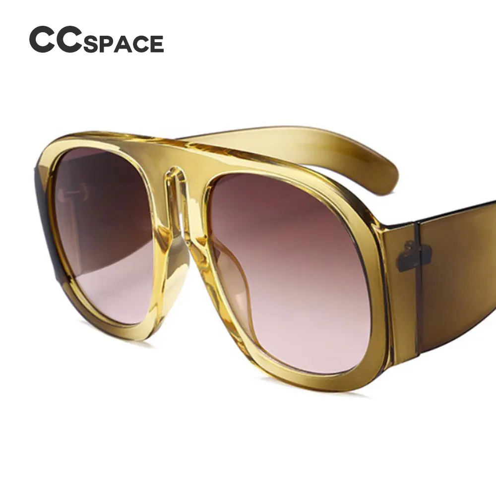 CCSPACE 45509, женские круглые солнцезащитные очки для женщин, большая оправа, градиентные Брендовые очки, дизайнерские, модные, мужские, женские, оттенки