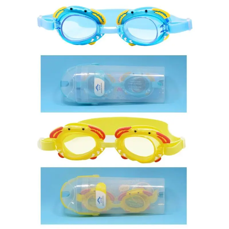 Новые непромокаемые противотуманные детские очки для плавания для мальчиков и девочек с защитой от рыбы, детские очки для дайвинга