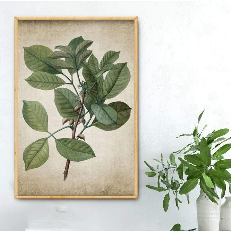 Green Plant Canvas Art Prints Home Decoration