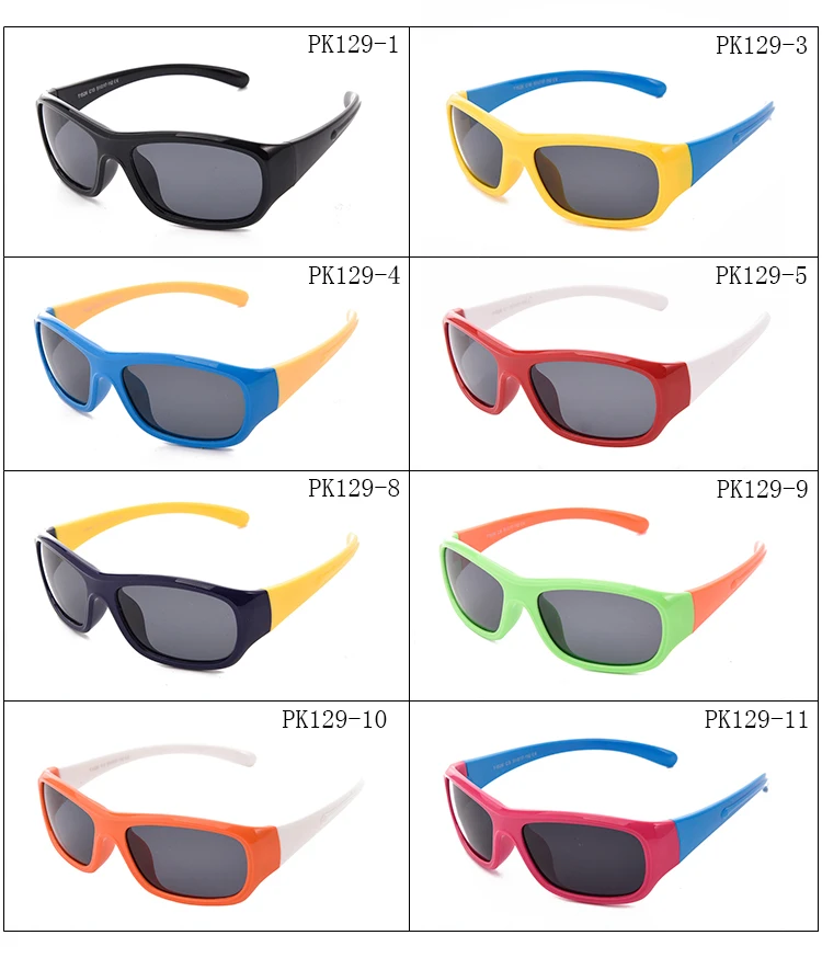 Модные пользовательские детские солнцезащитные очки с фабрики Экологичные Детские солнечные очки