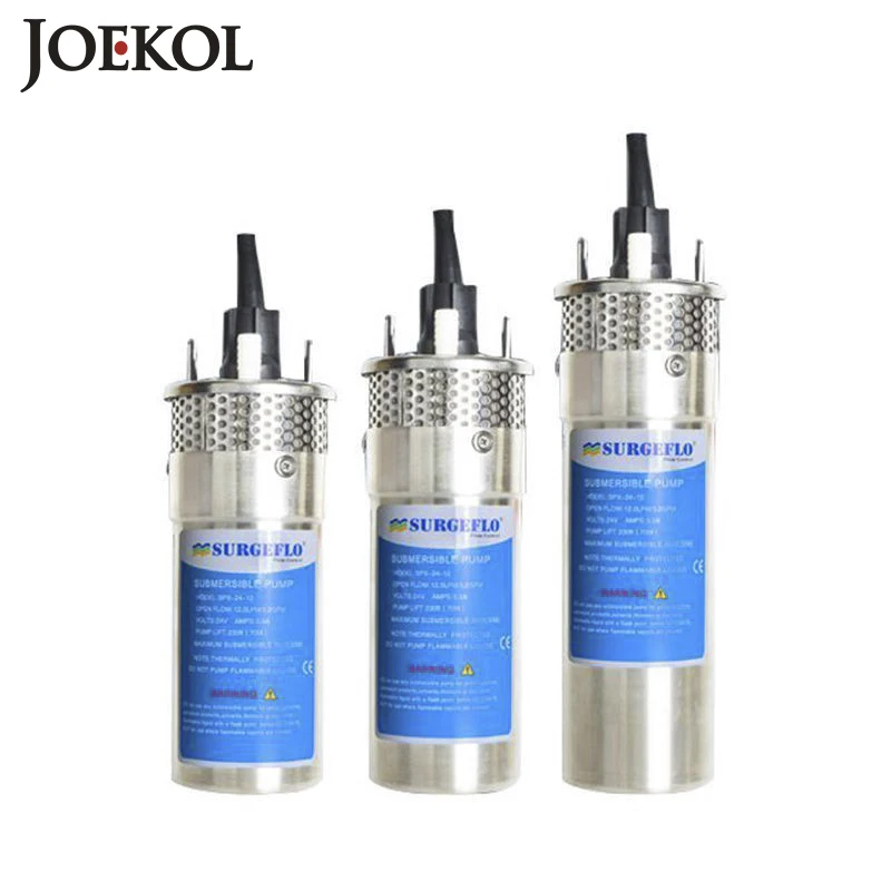 DC 12V/24V мини из нержавеющей стали Солнечный погружной водяной насос большой поток