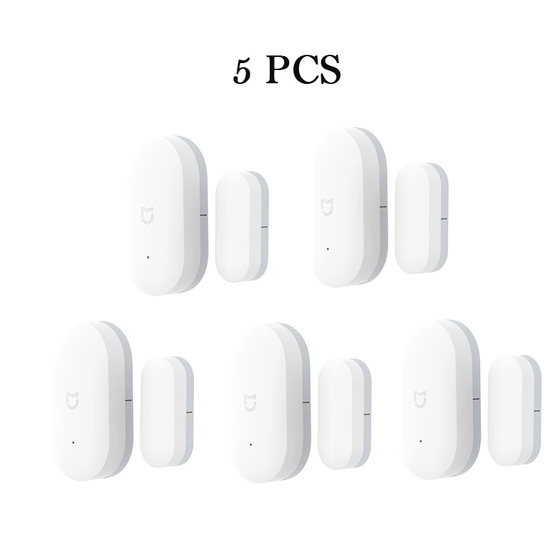 Xiao mi дверной датчик умный дом комплект сигнализации работает с шлюзом mi Home App - Цвет: 5 PCS