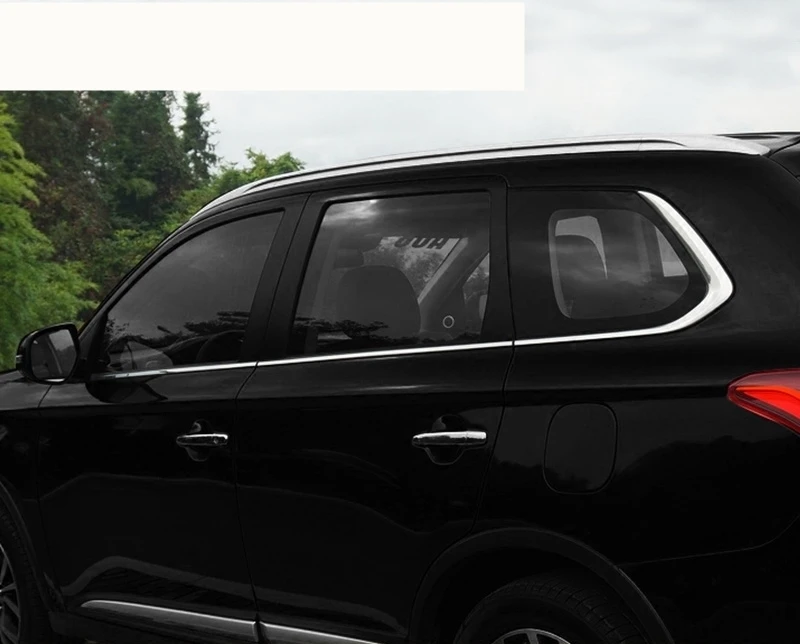 Для Mitsubishi Outlander 2013 2017 Высокое качество нержавеющая сталь отделка окна автомобиля