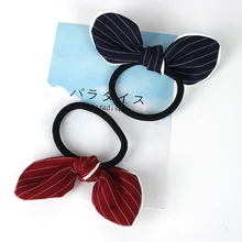 1 шт., веревка для волос для девочек, креативная Новинка, милый бант, заячьи ушки повязка на голову аксессуары для волос головной убор G0409
