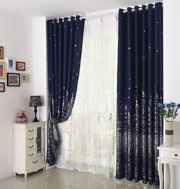 Mediterrane Kasteel Gordijn product schaduw doek verdikking De ... Mediterrane Kasteel Gordijn product schaduw doek verdikking De ...