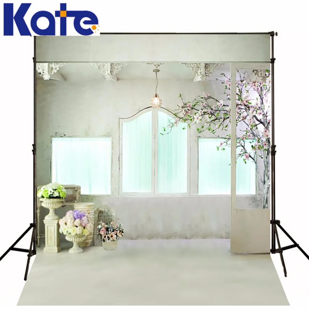 

150Cm*200Cm(5Ft*6.5Ft) Windows With Flowers Trees Backgrounds For Photo Studio Photography Backdrops Lk4226