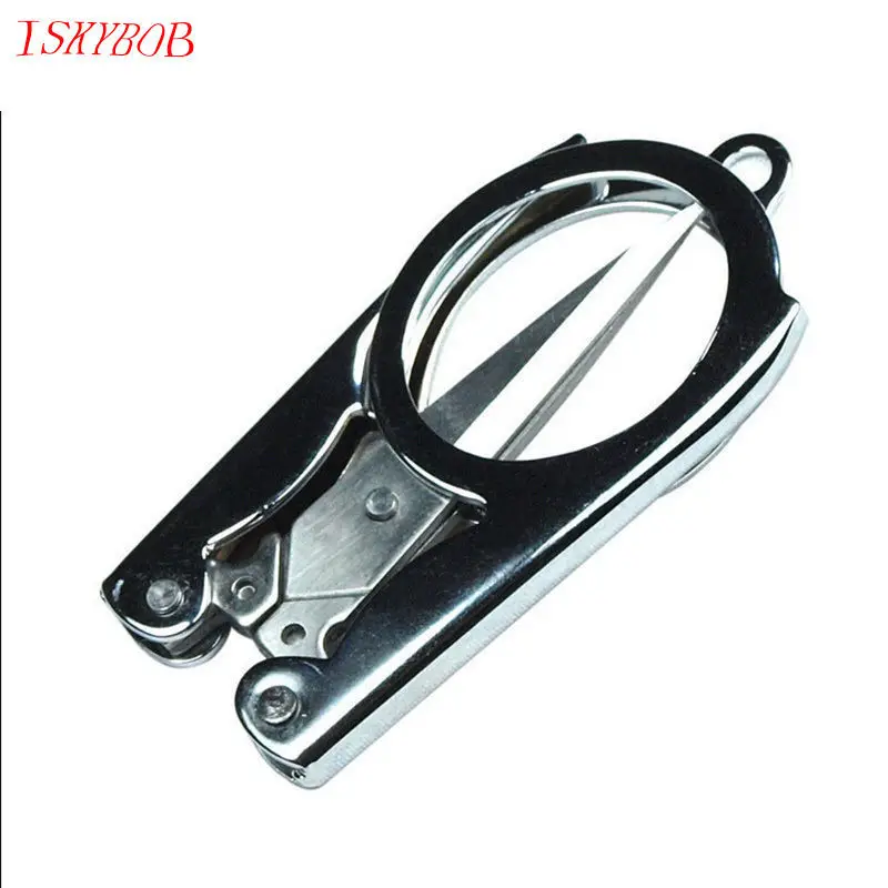 

EDC Folding Scissors Pocket Travel Small Cutter Crafts Sharp Blade Emergency c1