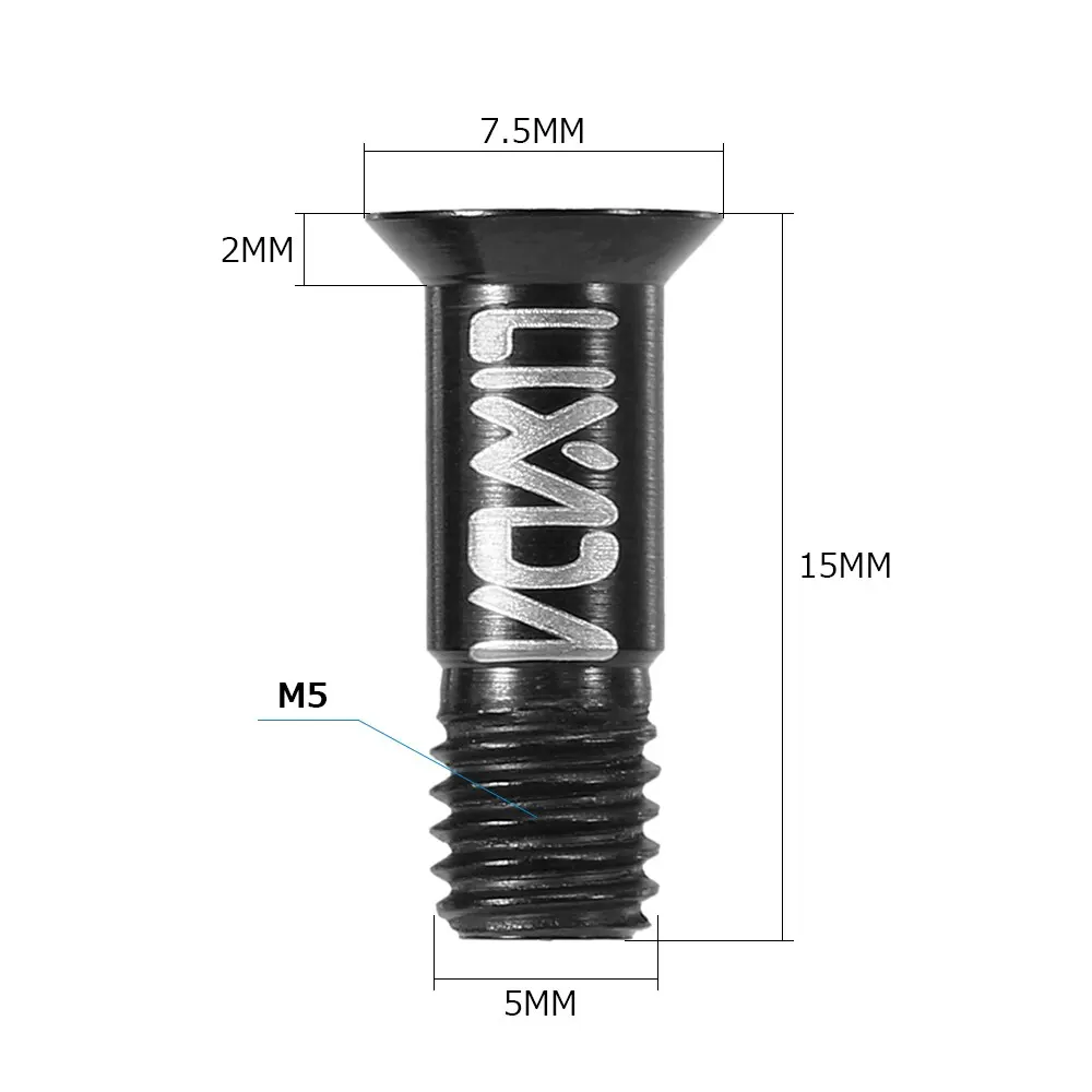 2 шт. M5 велосипедный задний переключатель направляющие колеса винты болты сверхлегкие велосипедные винты из титанового сплава запасные части для велосипеда