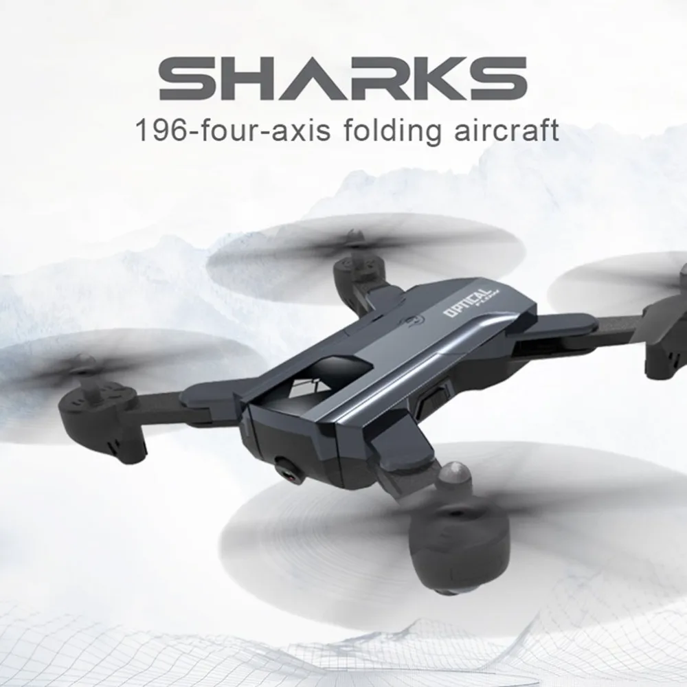 

F196 Optical Flow Localization Foldable Quadcopter Wi-Fi RC Drone with 2.0MP HD Camera 2200mAh Battery Headless Mode Aircraft