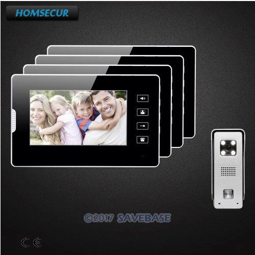

HOMSECUR 7" Video Door Intercom System with Intra-monitor Audio Intercom for House/ Flat