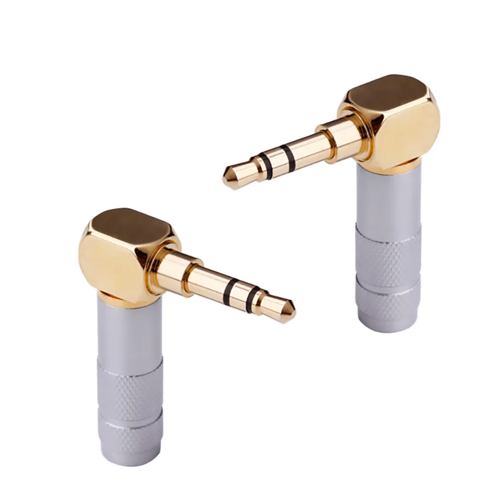 

FDBRO 1pcs 3.5mm Plug Audio Jack 3 Pole Gold Plated Earphone Adapter Socket for DIY Stereo Headset Earphone Headphone for Repair