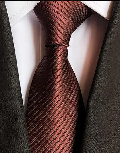 Новинка, классический мужской галстук 8 см, шелк, роскошный однотонный клетчатый галстук в горошек, бизнес галстук для мужчин, галстук для свадебной вечеринки - Цвет: SC-03